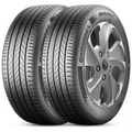 Kit 2 Pneu Aro 16 195/55R16 Continental UltraContact 87V