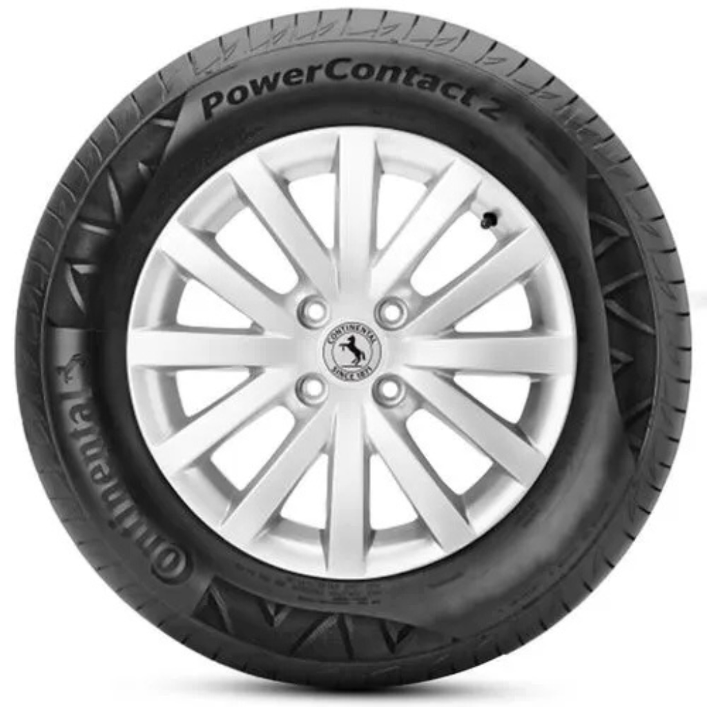 Kit 2 Pneu Continental Aro 16 185/55r16 83v Fr PowerContact2