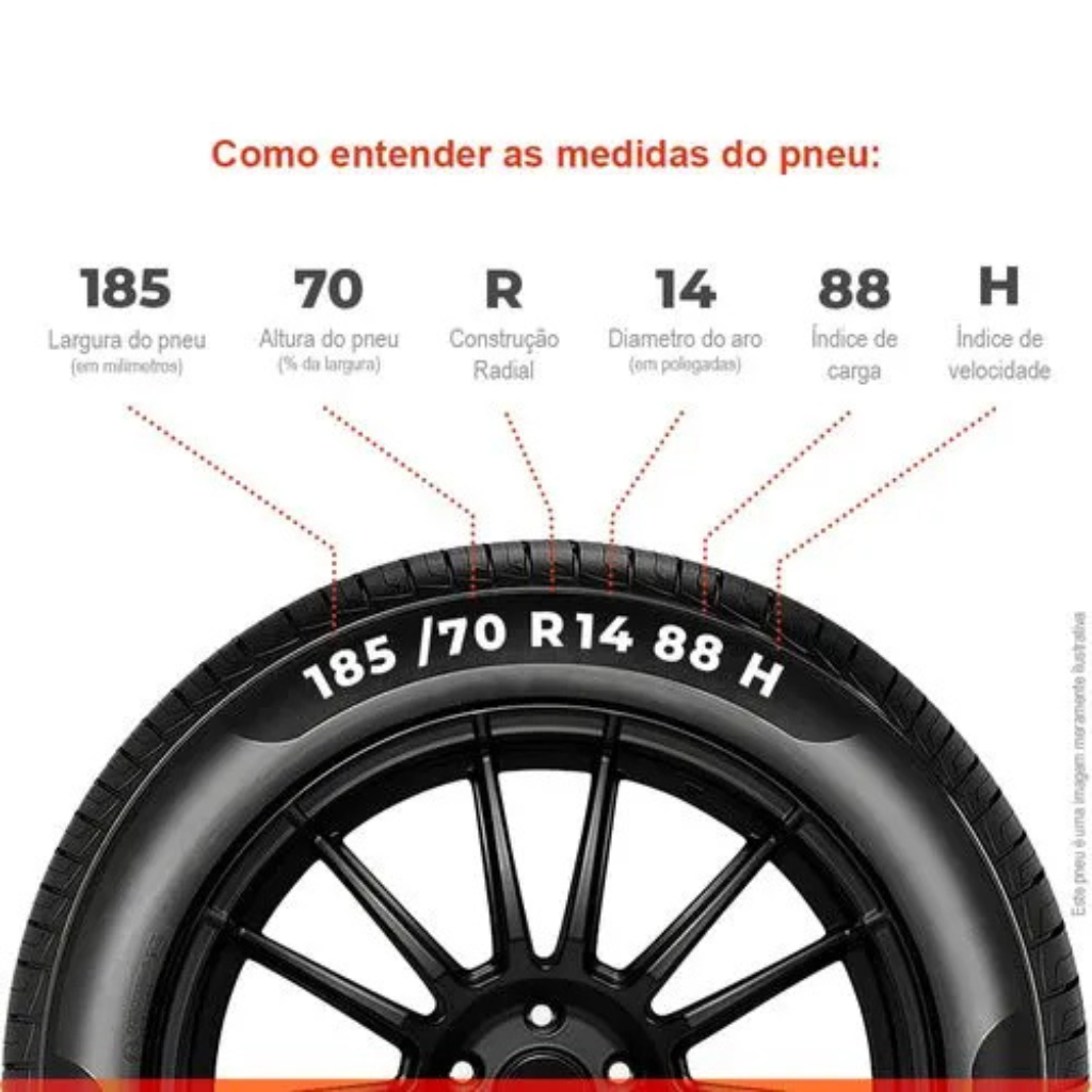Kit 4 Pneu Continental Aro 14 185/70r14 88h Powercontact 2